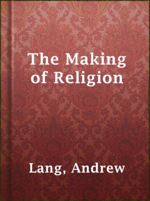 cover image of The Making of Religion